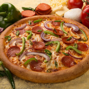 American hot pizza
