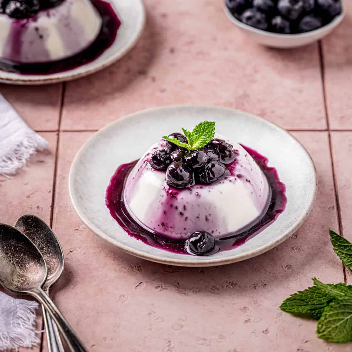 Blueberry Panna Cotta
