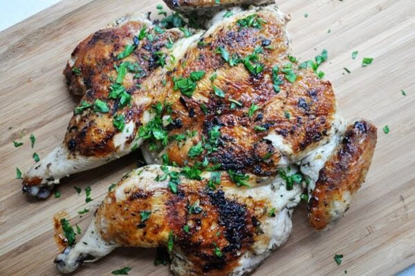 Grilled chicken al mattone