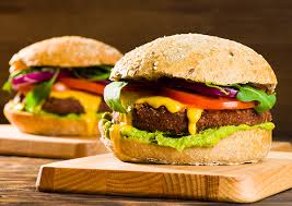 Kids veggie burger