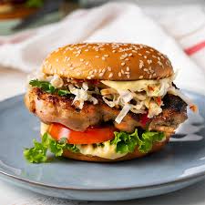 Grilled Thai burger