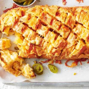 Mexican Cheesy Garlic Flatbread