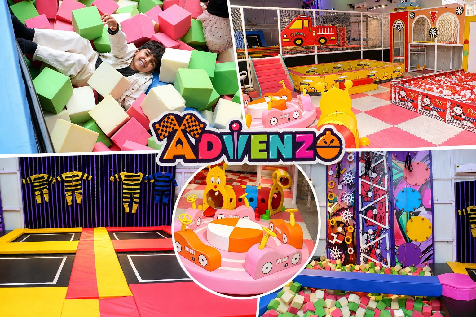 Families having fun at Advenzo